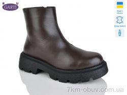 Garti 6725 корич шкіра хутро фото