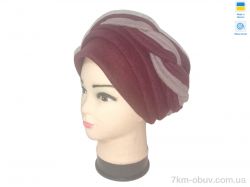 Mabi 0534 чалма Олена бордо-беж фото