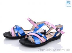 Summer shoes A588 blue фото