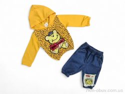 Kids-modnik 705 жовтий батнік-штани фото