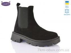 Garti 352 чорний замш фото