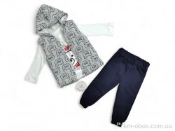 Kids-modnik 3210 св.сірий жилетка-реглан-штани фото