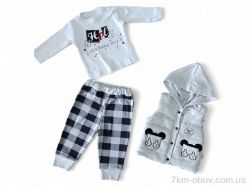 Kids-modnik 212 св.сірий жилетка-реглан-штани фото