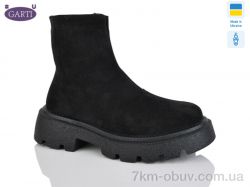 Garti 6725 чорний замш фото