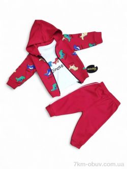 Kids-modnik 23548 червоний костюм-трійка фото