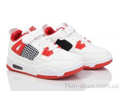 Ok Shoes 1101 white-red фото