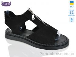 Garti 2527 чорний замш фото