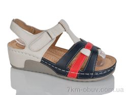 Leguzaza H2-17 beige-navy-red фото