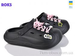 Roks 160 чорний-рожевий шнурок фото