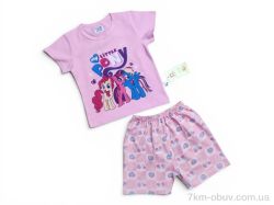 Kids-modnik 261920 комплект футболка-шорти рожевий фото