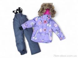 Kids-modnik 2302 бузковий напівкомбінезон-куртка фото