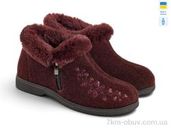 Rai shoes 2202 бордовий фото