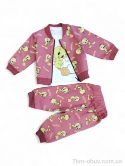 Kids-modnik 1025 т.пудра костюм-трійка фото