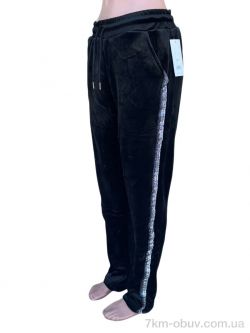 Riza Спортивні штани велюр чорний фото