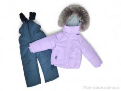 Kids-modnik 3215 куртка-напівкомбінезон бузковий фото