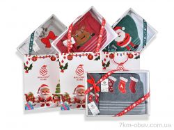 Obuvok 89291 (12140) набір подарунковий 3шт салфетка кухня 25x50см mix фото