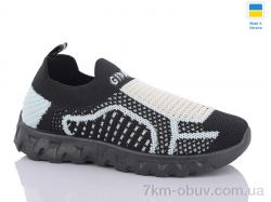 Optstok 319 чорний-блакит. фото