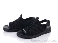 Summer shoes H589 black фото