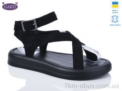 Garti 0191 чорний замш фото