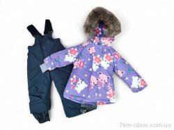 Kids-modnik 2330 бузковий напівкомбінезон-куртка фото