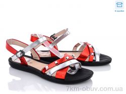 Summer shoes A588 red фото