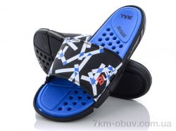 Obuvok R023  black-blue фото