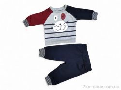 Kids-modnik 1518 сіро-бордовий батнік-штани фото