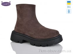 Garti 6725 корич замш хутро фото