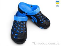 Rai shoes 308 чорно-блакитний фото