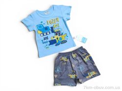 Kids-modnik 261920 комплект футболка-шорти блакитно-синій фото