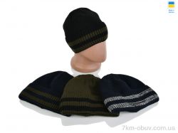 STARK Шапка з відворотом смужка на флісі mix (44р) фото
