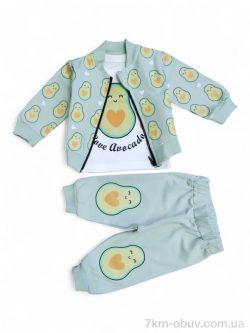 Kids-modnik 1015 м'ятний костюм-трійка фото