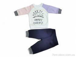 Kids-modnik 1505 молочно-бузковий батнік-штани фото