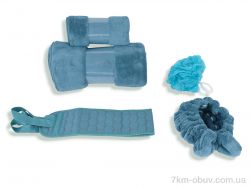 Obuvok 66332 (10297) подарунковий набір green (70x140+50x100) фото