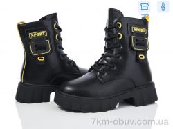 Ok Shoes 2169B black-yellow фото