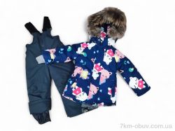 Kids-modnik 2330 т.синій напівкомбінезон-куртка фото