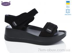 Garti 0196 чорний замш фото