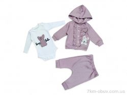 Kids-modnik 028 т.пудра боді-трійка фото