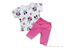 Kids-modnik 2632 комплект для малюків футболка-шорти рожевий фото