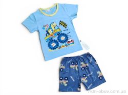 Kids-modnik 2620 комплект футболка-шорти блакитний фото