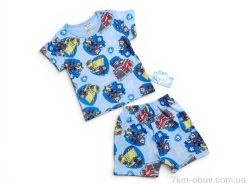 Kids-modnik 261920 комплект футболка-шорти синьо-блакитний фото