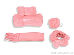 Obuvok 66332 (10297) подарунковий набір pink (70x140+50x100) фото