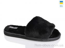 Lot Shoes Кімнатні капці хутро чорний фото
