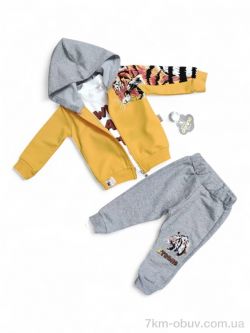 Kids-modnik 40445 жовтий костюм-трійка фото