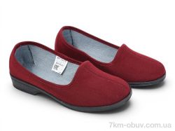Rai shoes 56125201 бордовий фото